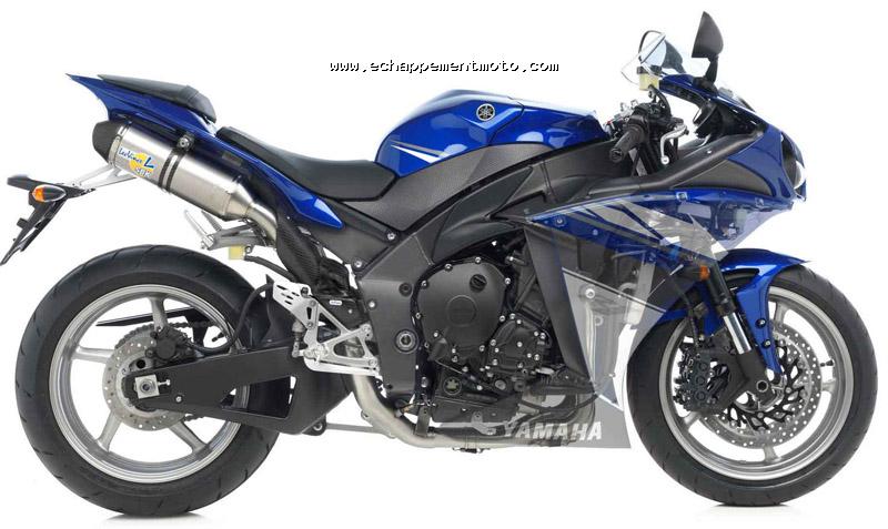 echappement moto YAMAHA R1 2009 leovince ligne factory